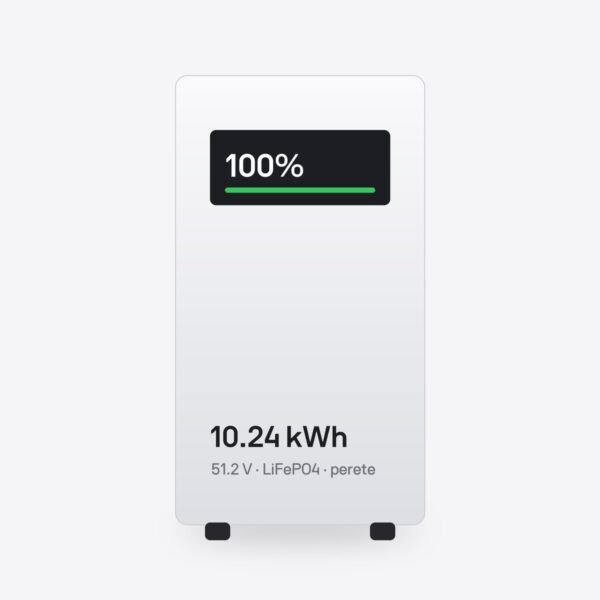 Baterie LiFePO4 51,2 V 200 Ah de perete (10,24 kWh)