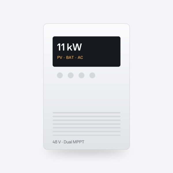 Invertor hibrid off-grid 11 kW 48 V dual MPPT