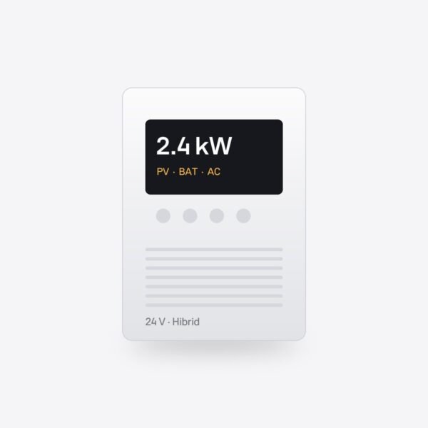 Invertor hibrid off-grid 2,4 kW 24 V