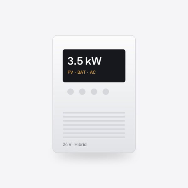 Invertor hibrid off-grid 3,5 kW 24 V